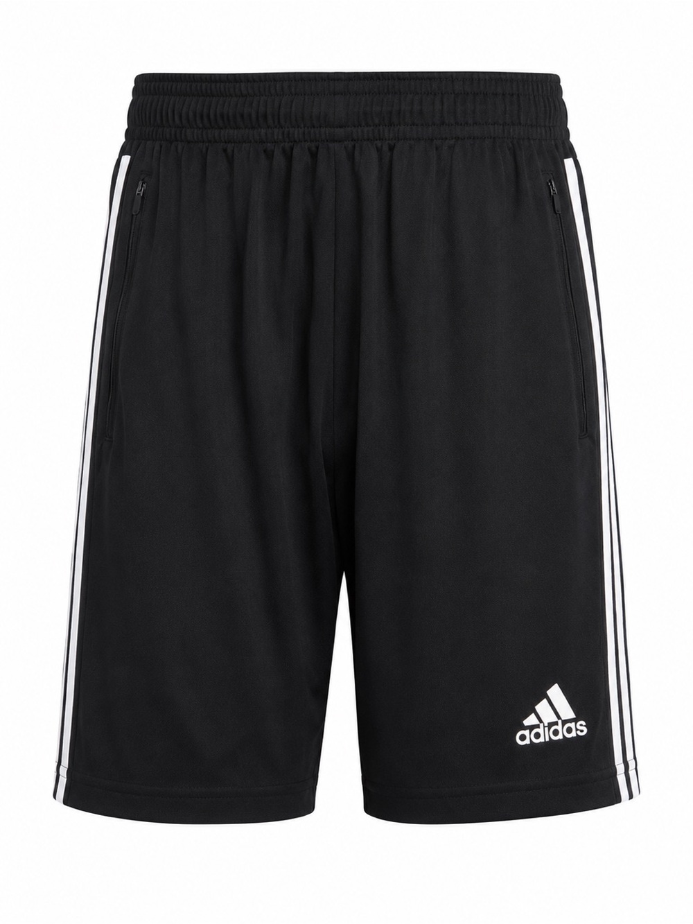 adidas Men’s Shorts Aeroready 3 Stripes Black Shorts with pockets size L NEW